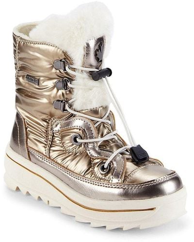 Pajar Kid's Tacey Metallic Boots - White