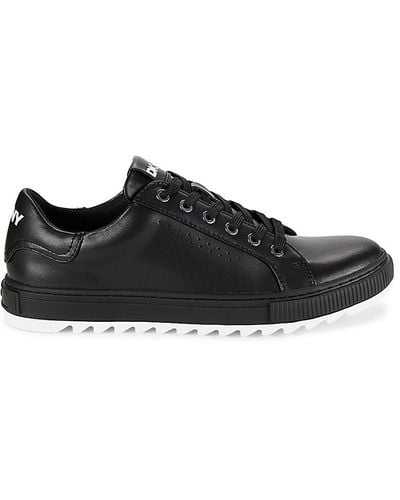 DKNY Leather Sneakers - Black