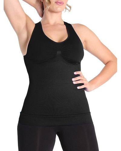 Memoi Women's Slimme Sports Shaping Tank Top - Black - Size S