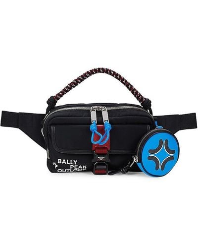 Bally Peak Outlook Belt Bag - Blue