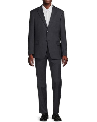 Tommy Hilfiger Wool Blend Suit - Black