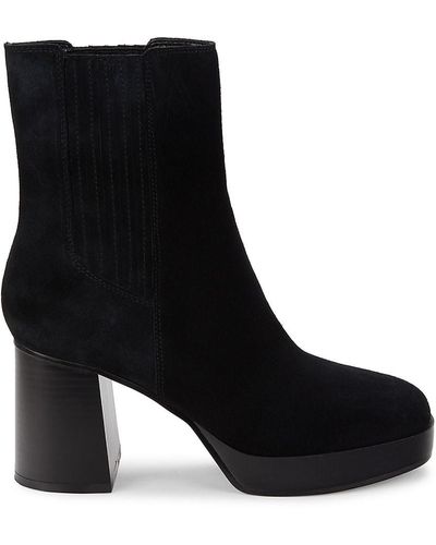 Nine West Heeled Chelsea Boots - Black