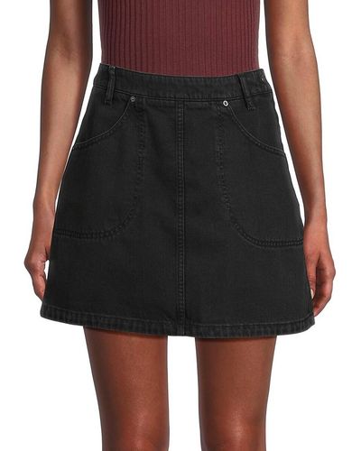 KENZO Denim Mini Skirt - Black