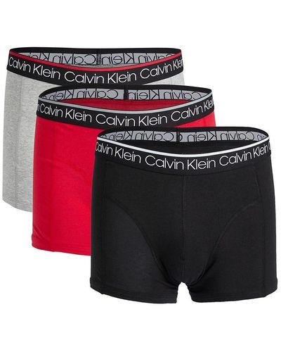 Calvin Klein 3-pack Boxer Briefs in Black for Men | Lyst