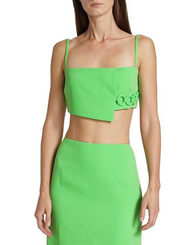 Alexis Zola Link Embellished Top - Green