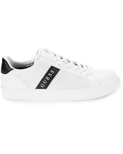 Guess Logo Trainers - White