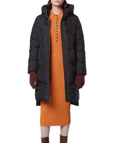 Andrew Marc Baisley Relaxed Fit Puffer Jacket - Blue