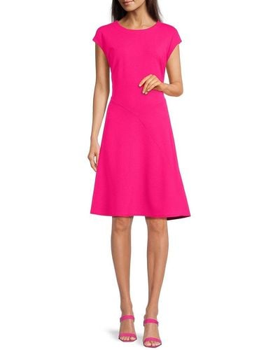 Calvin Klein A-Line Mini Dress - Pink