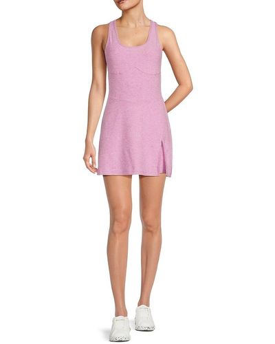 Year Of Ours Racer Back Mini Tennis Dress - Pink