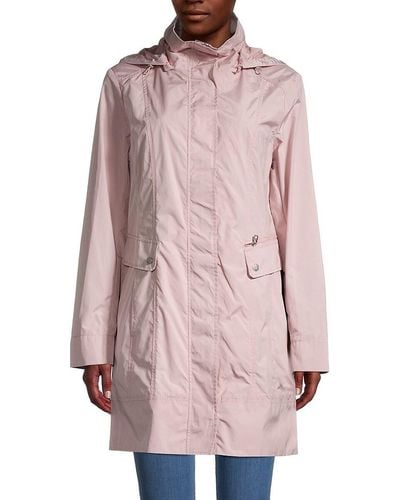 Cole Haan Packable Hood Jacket - Pink