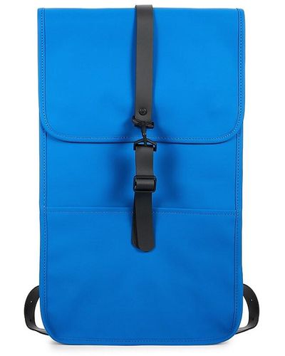 Rains Solid Backpack - Blue