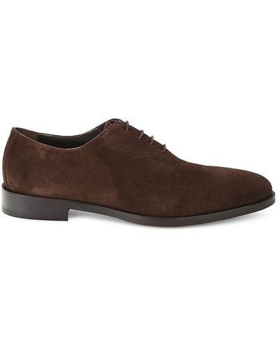 To Boot New York Costner Leather Wholecut Oxford Shoes - Brown