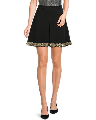 Lanvin Embellished Mini Skirt - Black