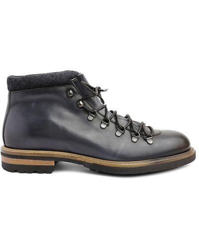 Bruno Magli Andez Leather Hiking Boots - Black