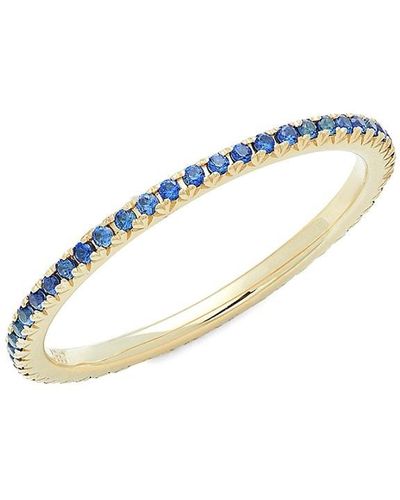 Nephora 14K & Eternity Ring - Blue