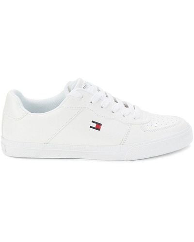 Tommy Hilfiger Lelini Low Top Court Sneakers - White