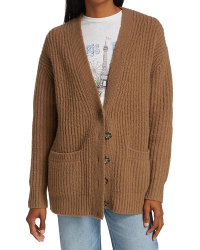 RE/DONE 90s Oversized Cardigan - Brown