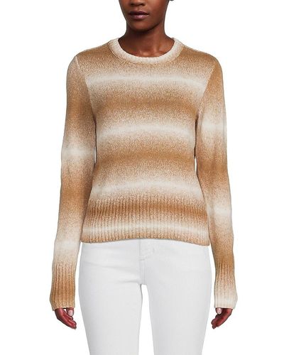 Laundry by Shelli Segal Ombré Striped Jumper - White