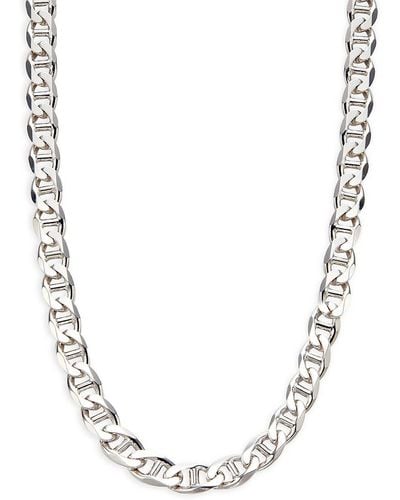 Effy Sterling Silver Chain Necklace/23" - Natural