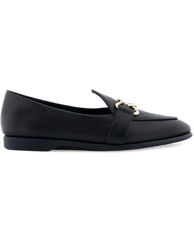 Aerosoles Borgio Faux Leather Loafers - Black