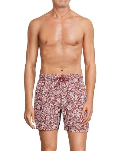 Onia 'Floral Swim Shorts - Blue