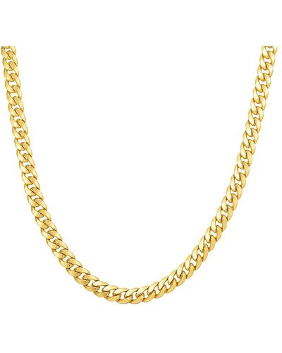 Saks Fifth Avenue Saks Fifth Avenue Build Your Own Collection 14k Yellow Gold Classic Miami Cuban Chain Necklace - Metallic