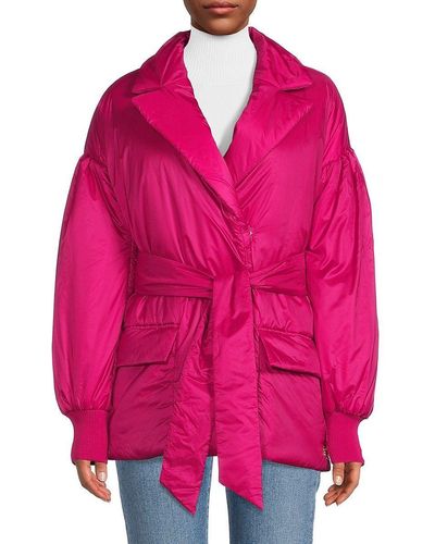 kate spade reversible faux fur quilted jacket