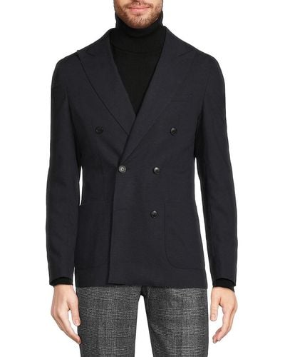Reiss Double Breasted Sportcoat - Black