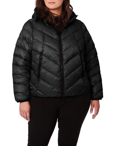 Bernardo Plus Solid Puffer Jacket - Black