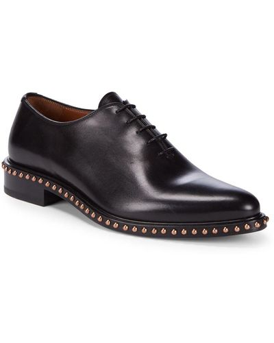 Givenchy Studded Leather Dress Shoes - Black