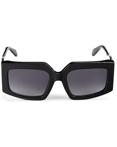 Just Cavalli 54Mm Rectangle Sunglasses - Black