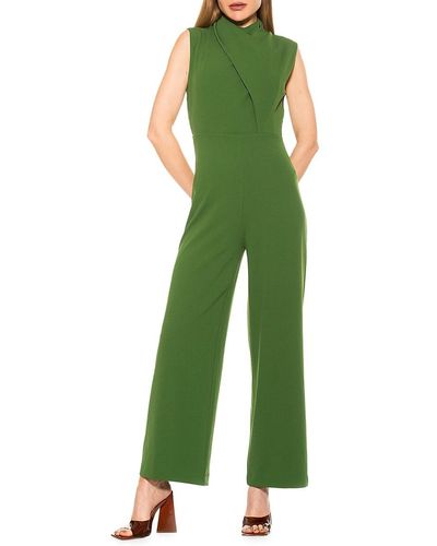 Alexia Admor Dana Wide Leg Jumpsuit - Green