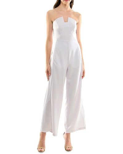 White Nicole Miller Jumpsuits and rompers for Women | Lyst