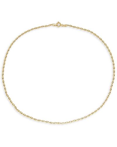 Shashi Alexandra 14k Goldplated Sterling Silver Beaded Necklace - White