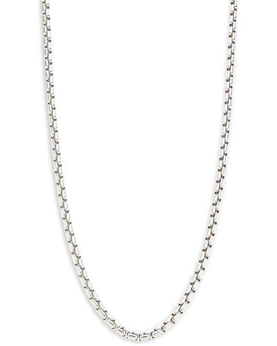 Effy Sterling Silver Chain Necklace - Metallic
