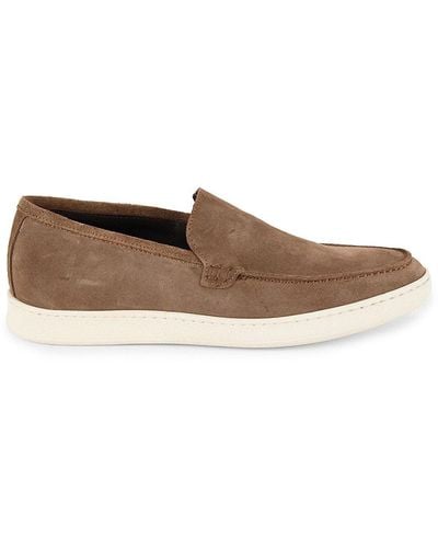 To Boot New York Augustine Suede Slip On Shoes - Brown