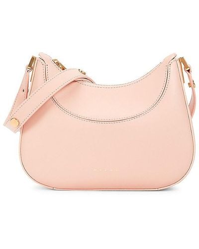 Marni Mini Leather Hobo Bag - Pink