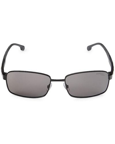 Carrera 58mm Polarized Rectangle Sunglasses - Black