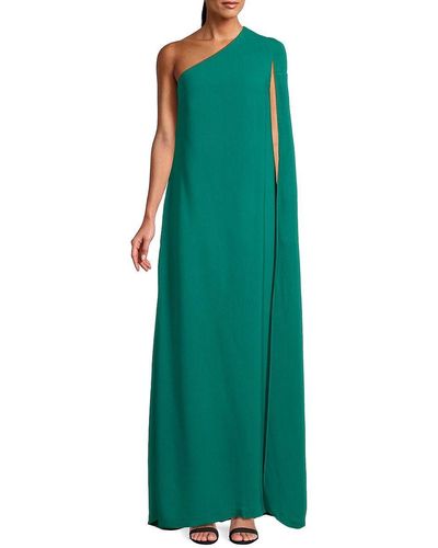 Reiss Nina One Shoulder Shift Gown - Green
