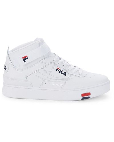 Fila Logo High-top Sneakers - White