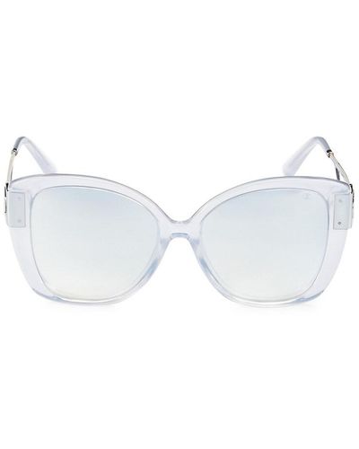 Champion 58mm Cat Eye Sunglasses - White