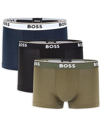 BOSS 3-pack Logo Trunks - Multicolor