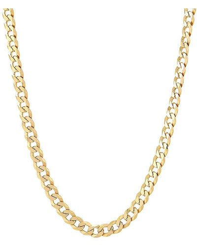 Saks Fifth Avenue Basic 18k Goldplated Sterling Curb Chain Necklace/24" - Metallic