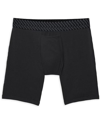 Tommy John, Underwear & Socks, Tommy John Lot Of 3 Second Skin 8 Boxer  Briefs In Black Mens Size Large