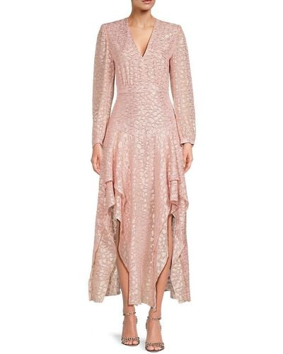 Stella McCartney Katia Silk Blend Maxi Dress - Pink