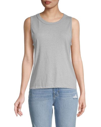 Madewell Harley Muscle Tank Top - Blue
