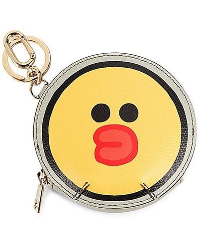 Furla Smiley Leather Coin Purse - Yellow