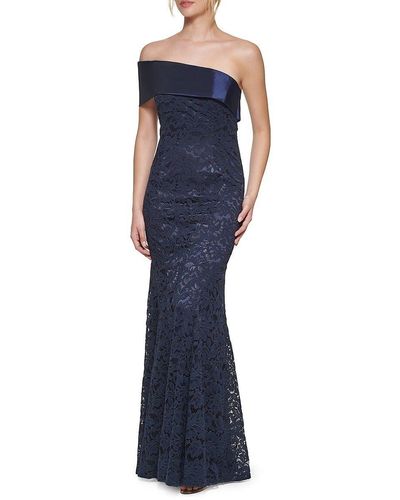 Eliza j pleated lace ball deals gown