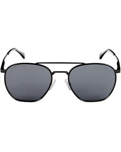 BOSS 57mm Aviator Sunglasses - Grey