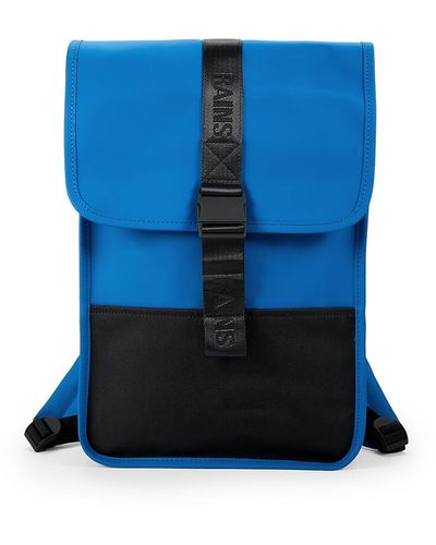 Rains Trail Logo Backpack - Blue